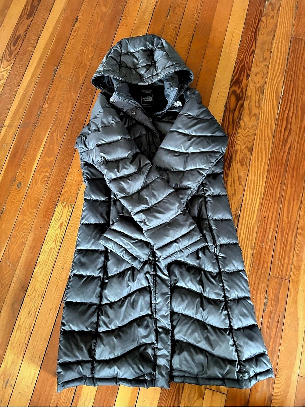 The North Face Metropolis Parka Hooded Puffer Vest Black Medium